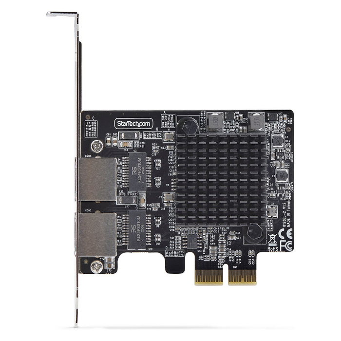 StarTech.com Tarjeta de Red Ethernet PCI Express de 2 Puertos 5G PR25GR-NETWORK-CARD