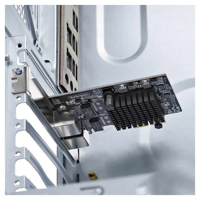 StarTech.com Tarjeta de Red Ethernet PCI Express de 2 Puertos 5G PR25GR-NETWORK-CARD