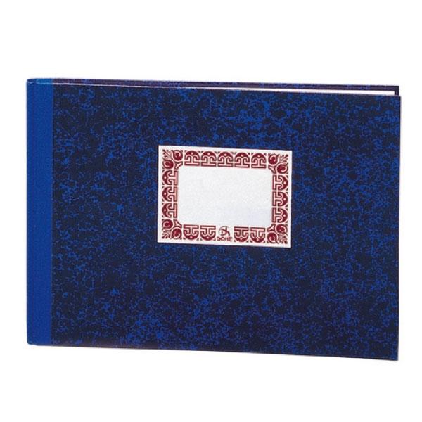 Dohe Cuaderno Cartoné 100 Hojas Folio Apaisado Rayado Horizontal Azul