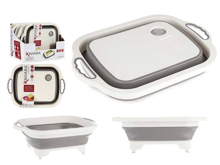 Kinvara Tabla de Cortar Plegable con Colador 29.8 x 5 x 40 cm (Set de 12) Kinvara Tabla de Cortar Plegable con Colador 29.8 x 5 x 40 cm (Set de 12)