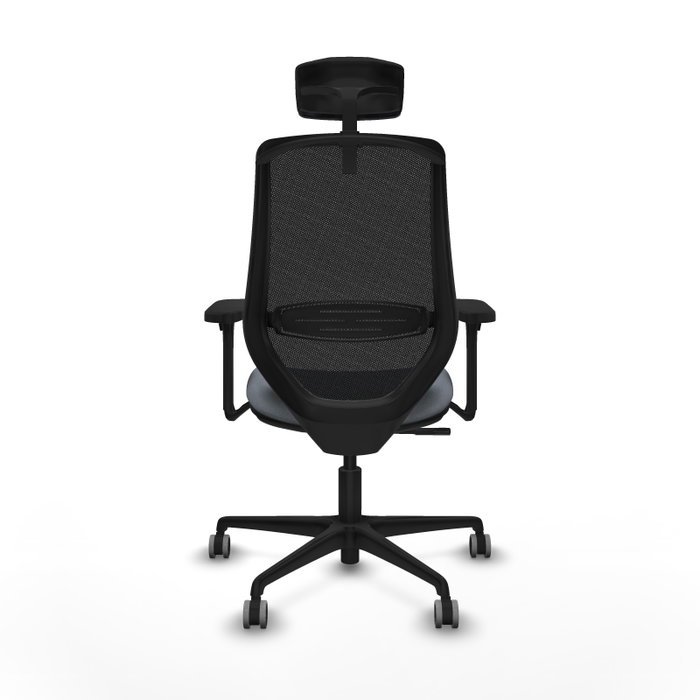 PIQUERAS Y CRESPO Silla de oficina Mardos con mecanismo Sincro, Gris y Negro