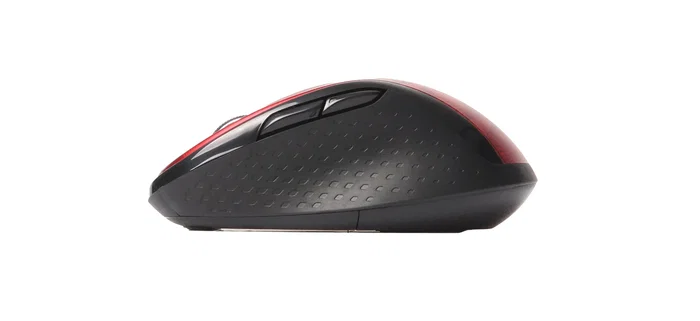 Rapoo M500 Ratón Óptico Inalámbrico Bluetooth para Oficina, Mano Derecha, 1600 DPI, 4 Botones, Color Rojo