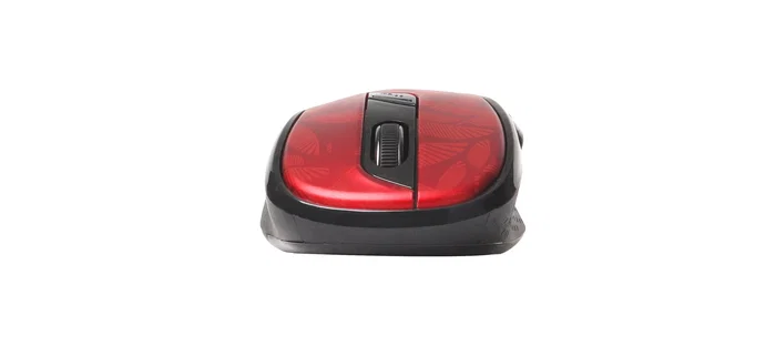 Rapoo M500 Ratón Óptico Inalámbrico Bluetooth para Oficina, Mano Derecha, 1600 DPI, 4 Botones, Color Rojo