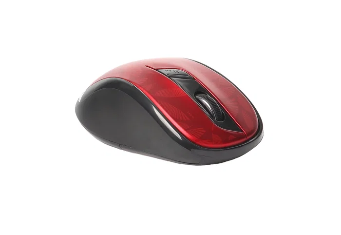 Rapoo M500 Ratón Óptico Inalámbrico Bluetooth para Oficina, Mano Derecha, 1600 DPI, 4 Botones, Color Rojo