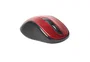 Rapoo M500 Ratón Óptico Inalámbrico Bluetooth para Oficina, Mano Derecha, 1600 DPI, 4 Botones, Color Rojo