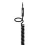 Belkin Mixit Cable de Audio Enrollado Estéreo 3.5 mm Macho a Macho 1.8 m Negro