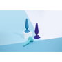 Set Erótico B-Vibe Azul 3 Piezas (10 cm) (12 cm)
