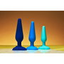 Set Erótico B-Vibe Azul 3 Piezas (10 cm) (12 cm)