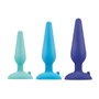 Set Erótico B-Vibe Azul 3 Piezas (10 cm) (12 cm)