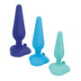 Set Erótico B-Vibe Azul 3 Piezas (10 cm) (12 cm)
