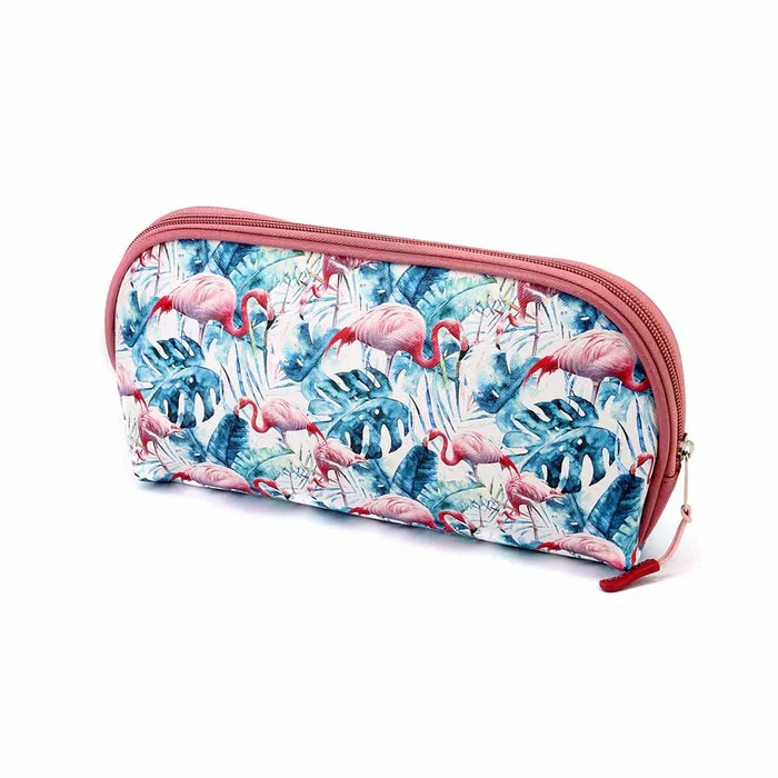 Oh My Pop Neceser Jelly Pequeño Flamenco Tropical Verde Capacidad 2,60 L Material PVC Oh My Pop Neceser Jelly Pequeño Flamenco Tropical Verde Capacidad 2,60 L Material PVC