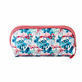 Oh My Pop Neceser Jelly Pequeño Flamenco Tropical Verde Capacidad 2,60 L Material PVC