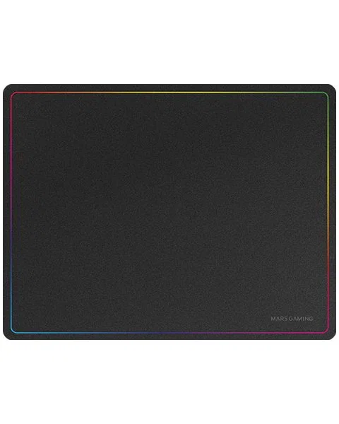 Mars Gaming Alfombrilla Gaming MMP124 con Borde Rainbow - Superficie Nanotextil, Base Antideslizante - Negro, Tamaño 360x260x3mm (L) Mars Gaming Alfombrilla Gaming MMP124 con Borde Rainbow - Superficie Nanotextil, Base Antideslizante - Negro, Tamaño 360x260x3mm (L)