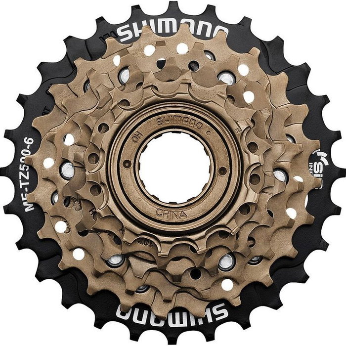 Shimano MF-TZ500 Piñón 6V Oro (14-28) Shimano MF-TZ500 Piñón 6V Oro (14-28)