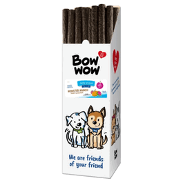 Bowwow Sticks Bow Wow Munchy 24un Huesos Carne Sin Cereales Glucosamina Condroitina Calabaza