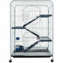 Tyrol Torre de jaula 64x44x93cm para roedores