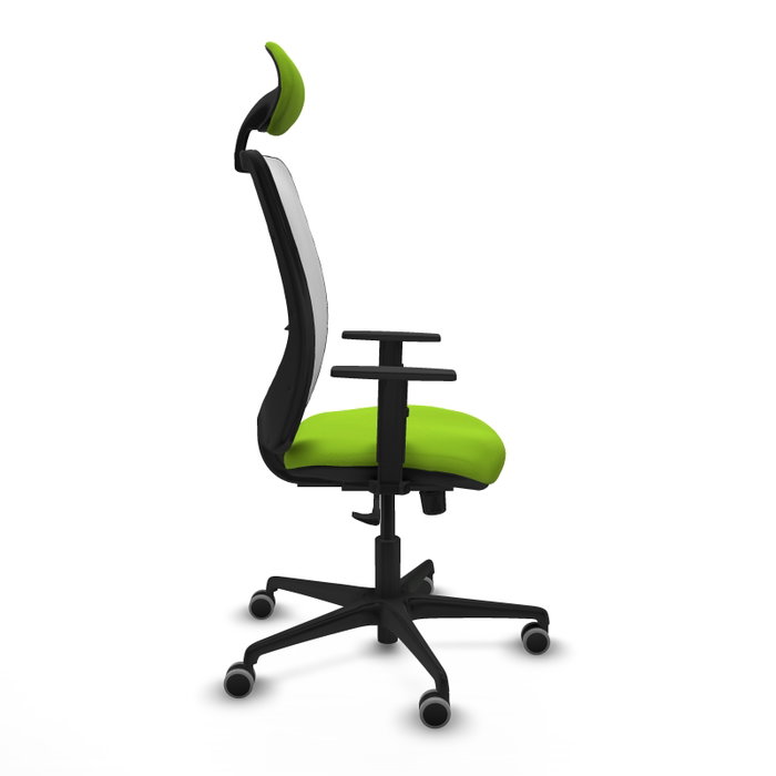 PIQUERAS Y CRESPO Silla de oficina Zulema con mecanismo Sincro, Pistacho y Blanco PIQUERAS Y CRESPO Silla de oficina Zulema con mecanismo Sincro, Pistacho y Blanco