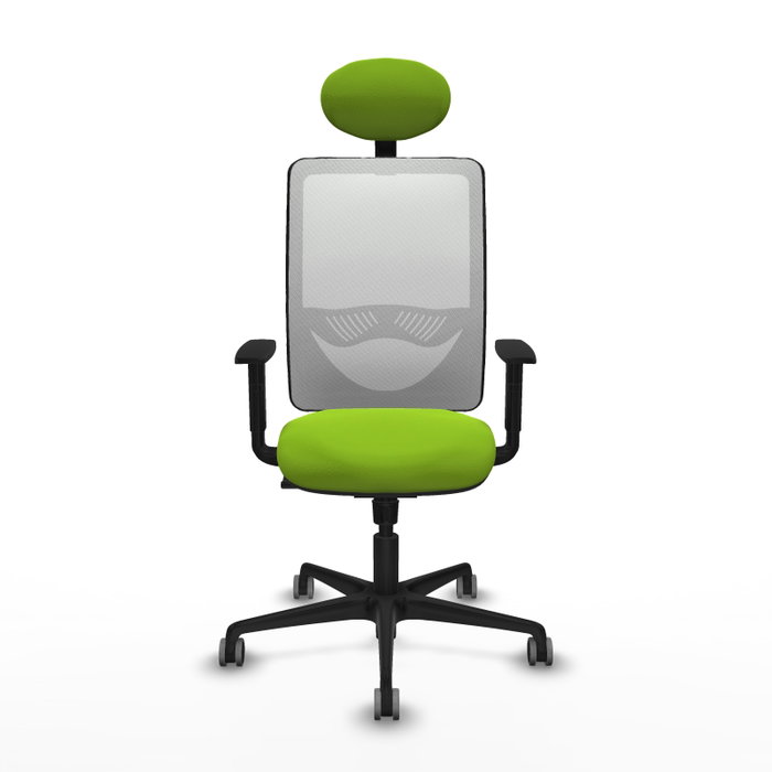 PIQUERAS Y CRESPO Silla de oficina Zulema con mecanismo Sincro, Pistacho y Blanco PIQUERAS Y CRESPO Silla de oficina Zulema con mecanismo Sincro, Pistacho y Blanco