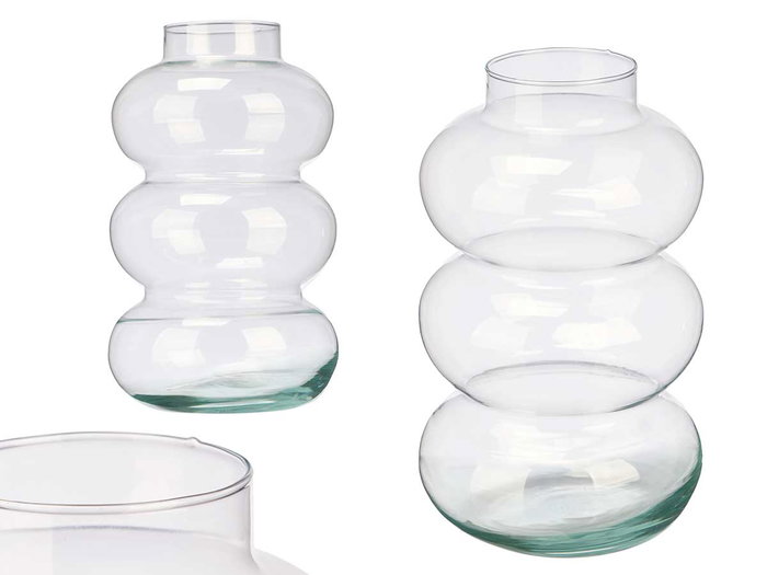 GIFTDECOR Jarrón Cristal Cloud 35cm GIFTDECOR Jarrón Cristal Cloud 35cm