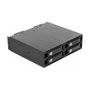DeLOCK Bandeja para 4 Unidades SSD NVMe U.2 de 2.5 pulgadas en Bahía de 5.25 pulgadas con Bandejas Bloqueables - Negro
