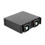DeLOCK Bandeja para 4 Unidades SSD NVMe U.2 de 2.5 pulgadas en Bahía de 5.25 pulgadas con Bandejas Bloqueables - Negro