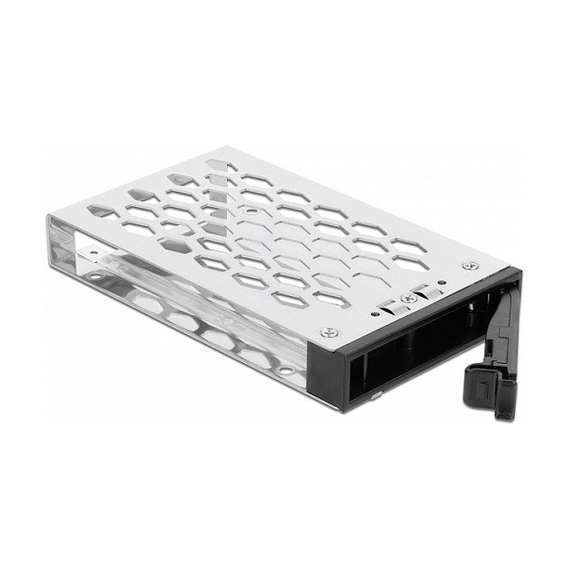 DeLOCK Bandeja para 4 Unidades SSD NVMe U.2 de 2.5 pulgadas en Bahía de 5.25 pulgadas con Bandejas Bloqueables - Negro