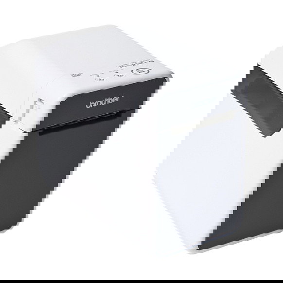 Brother Etiquetadora Industrial TD-2125N, Térmica Directa, 203 DPI, 152.4 mm/s, Conexión USB y Ethernet, Negro y Blanco