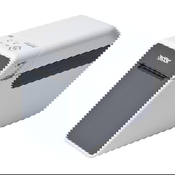 Brother Etiquetadora Industrial TD-2125N, Térmica Directa, 203 DPI, 152.4 mm/s, Conexión USB y Ethernet, Negro y Blanco