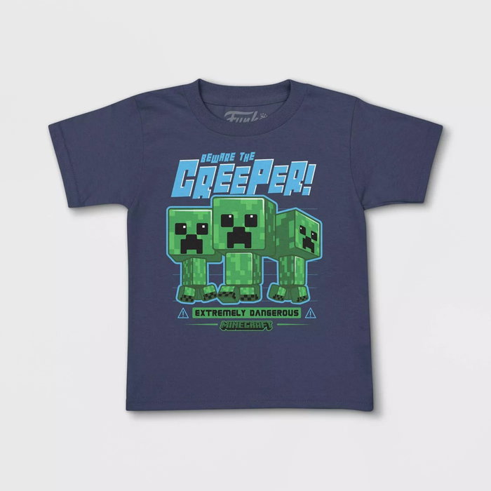 Funko Minecraft Charged Creeper Figura de Vinilo con Camiseta Edición Limitada 9cm Caja Original