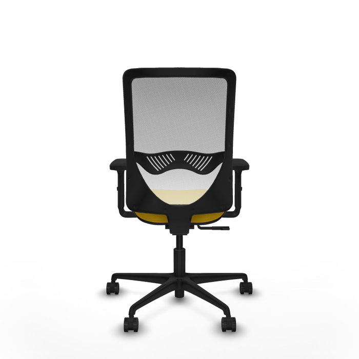PIQUERAS Y CRESPO Silla de oficina Zulema con mecanismo Sincro, Amarillo y Blanco PIQUERAS Y CRESPO Silla de oficina Zulema con mecanismo Sincro, Amarillo y Blanco