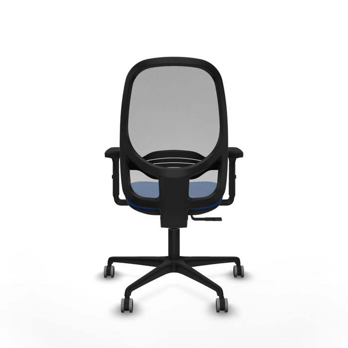 PIQUERAS Y CRESPO Silla de oficina Cilanco con mecanismo Sincro, Azul y Gris