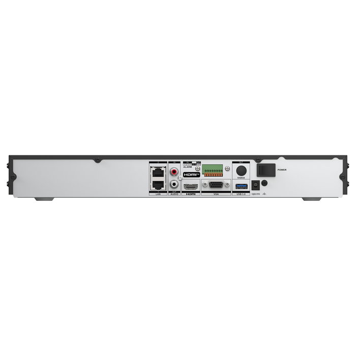 Hikvision DS-7616NXI-I2/Vpro Grabador Video Seguridad 16 Canales 4K, AcuSeek, Compatible H.265+, 2 HDDs Hasta 20 TB, Montaje Rack 1U