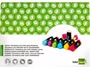 Liderpapel Goma de borrar triangular con sacapuntas, colores surtidos