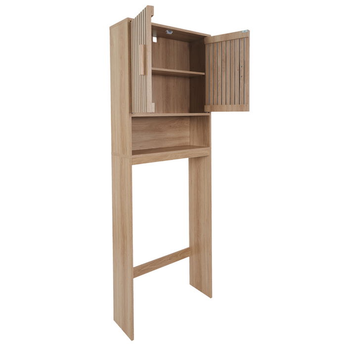 Home Deco Factory Mueble para WC Klaus 60x20cm Altura 166cm Colección Natural
