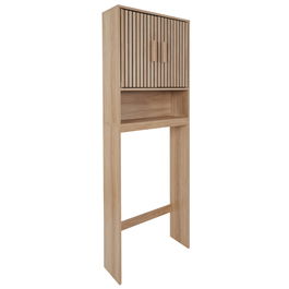 Home Deco Factory Mueble para WC Klaus 60x20cm Altura 166cm Colección Natural