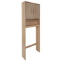 Home Deco Factory Mueble para WC Klaus 60x20cm Altura 166cm Colección Natural