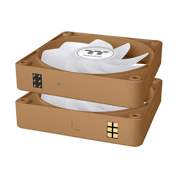 Thermaltake CT120 EX Reverse ARGB Sync Ventilador PC Refrigeración 120mm PWM ARGB Gravel Sand 3 Unidades