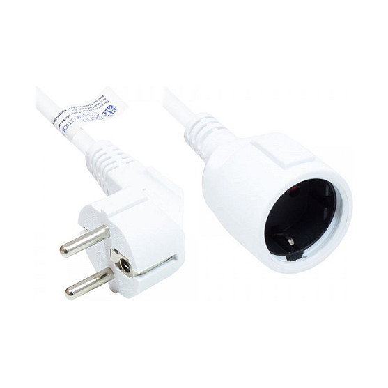 GoodConnections Extensión con toma de tierra P0102-W050, 5m, Blanco GoodConnections Extensión con toma de tierra P0102-W050, 5m, Blanco