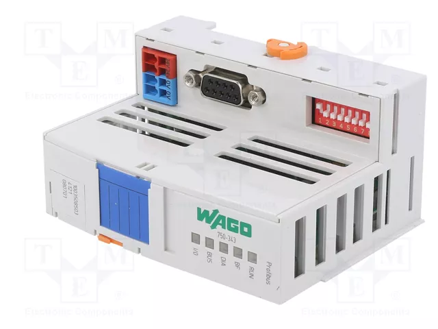 WAGO 750-343 Módulo de automatización interfaz de red PROFIBUS WAGO 750-343 Módulo de automatización interfaz de red PROFIBUS