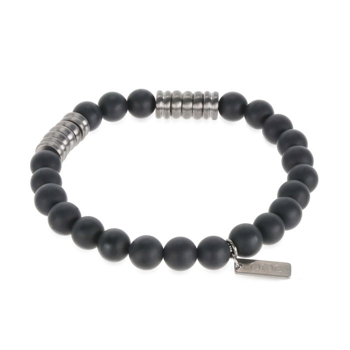 Pulsera Hombre One Jewels OAMB3207GC-M Negro