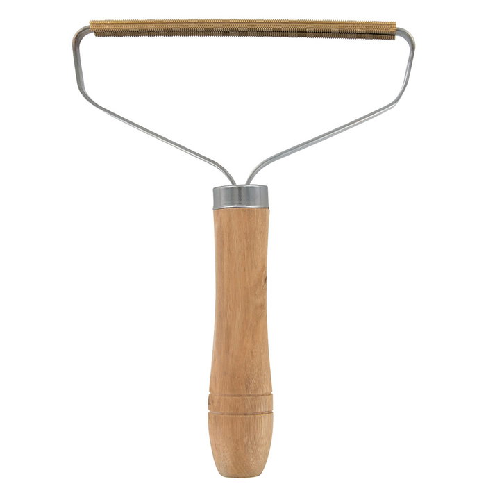 Je cherche une Idee Rastrillo Quitapelusas y Bolitas para Tejidos con Mango de Madera 16x12.5 cm