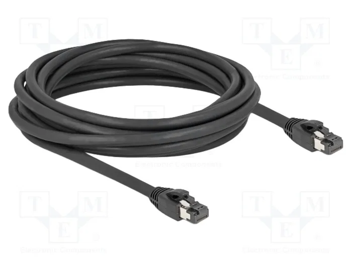 DeLOCK Cable de red RJ45 Cat.8.1 S/FTP 5 m Negro