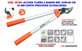 ALTUNA Tijera de poda de dos manos 0390 90cm 32mm