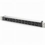 Digitus DN-95429 PDU 1U con 9 salidas C13 y entrada C14 negro