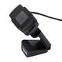 Iggual Webcam IGG318980 USB HD 720p 1280x720, Micrófono Integrado, 90°, Plug & Play, Negro, Compatible con Windows, macOS, Linux, Android