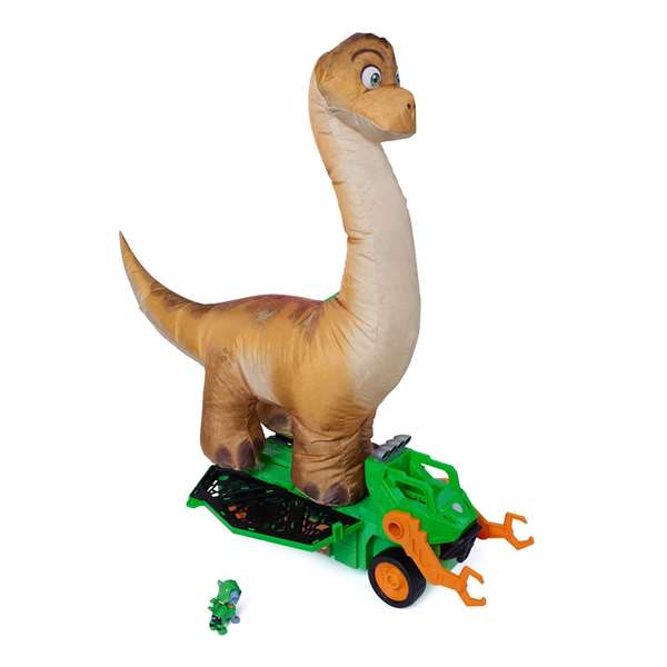 Spin Master Vehículo Paw Patrol Megasaurus Dino Movie con Dinosaurio Inflable de 76 cm