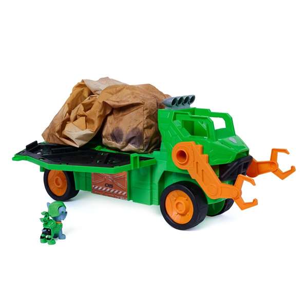 Spin Master Vehículo Paw Patrol Megasaurus Dino Movie con Dinosaurio Inflable de 76 cm