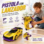 Jugatoys - atodavelocidad Coche radio control y lanzador con láser