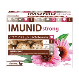 Dietmed Imunid Strong + Equinácea 30 Comprimidos Apoyo Sistema Inmunitario