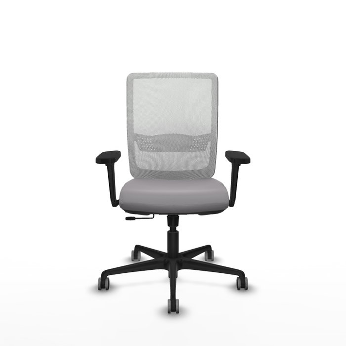 PIQUERAS Y CRESPO Silla de oficina Haches Gris y Blanco PIQUERAS Y CRESPO Silla de oficina Haches Gris y Blanco